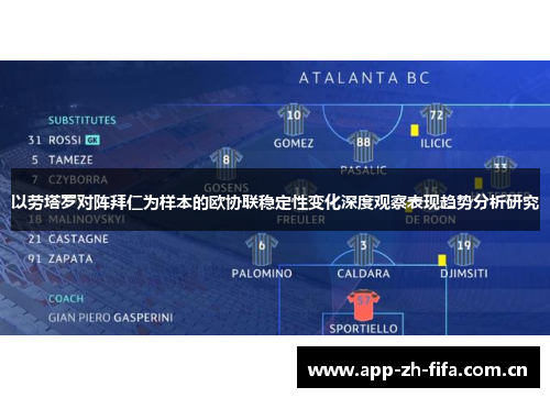 以劳塔罗对阵拜仁为样本的欧协联稳定性变化深度观察表现趋势分析研究 以劳塔罗对阵拜仁为样本的欧协联稳定性变化深度观察表现趋势分析研究